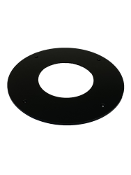 Trim Plate Round Black