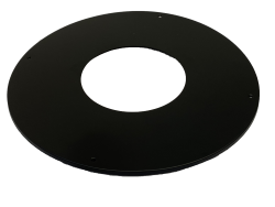 Trim Plate Round Black