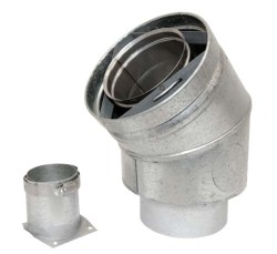 45° Pellet Stove Adapter 