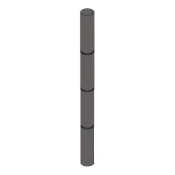Telescopic Rigid Length Radiation Shield